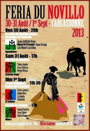 Cartaz da Feira do Novilho (Carcassonne)